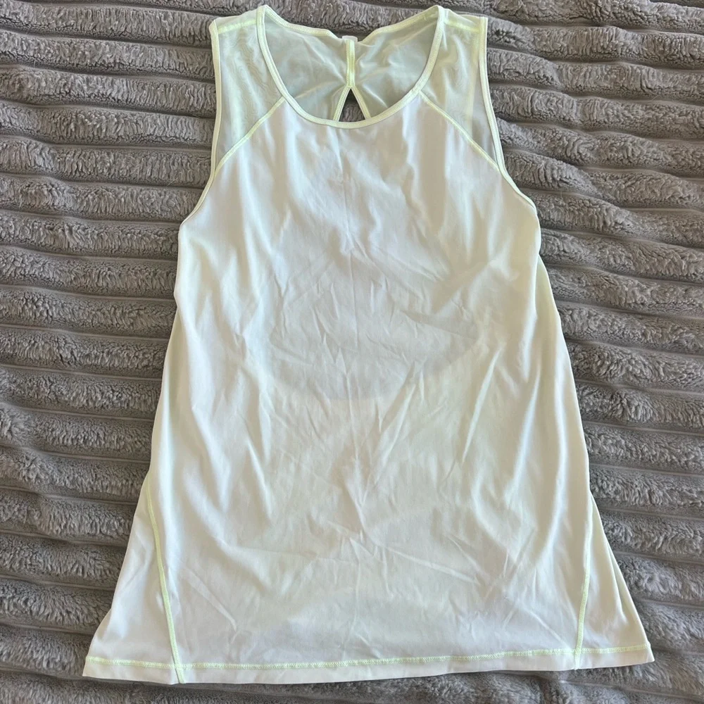 Lululemon Yellow Long Line Tank- M